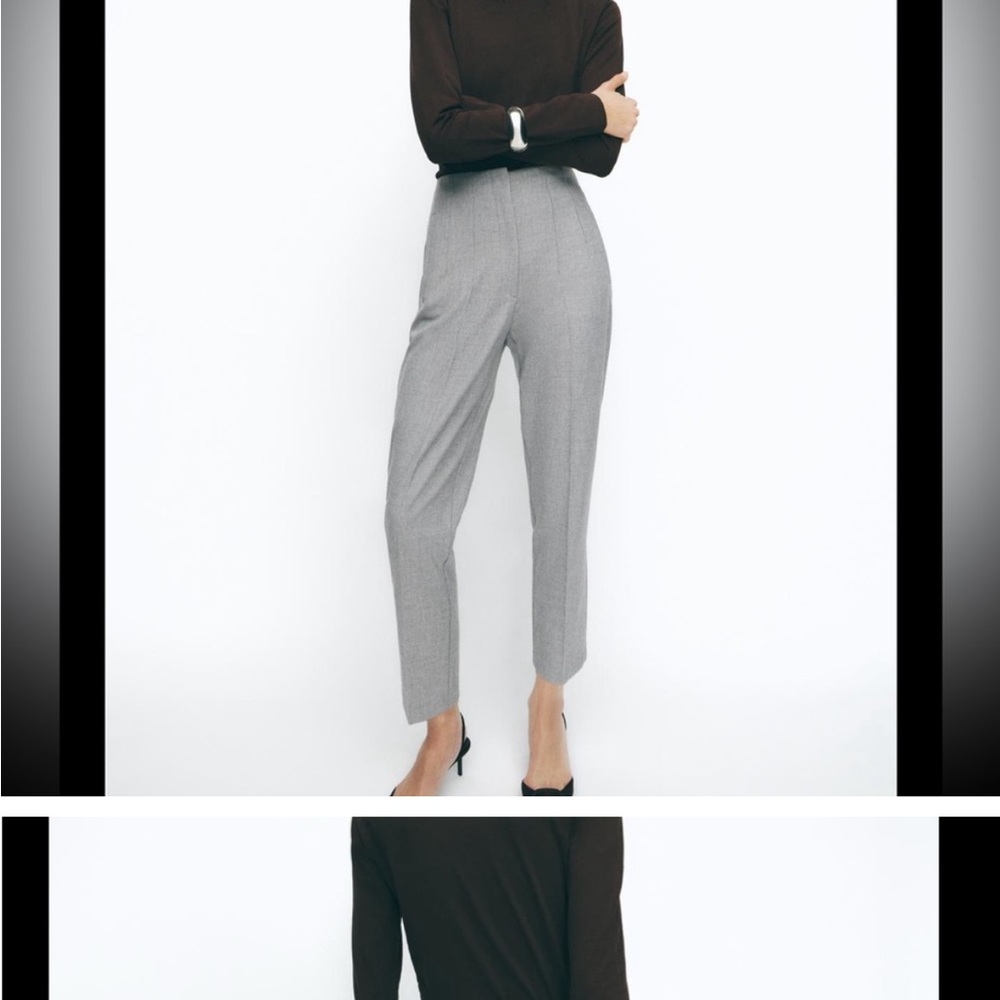 Elegant Gray Women's Pants